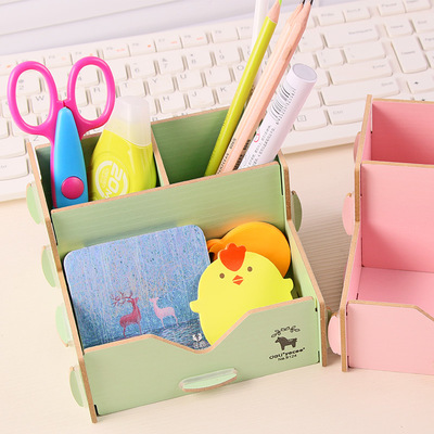 得力多功能笔筒 创意时尚桌面收纳新选择